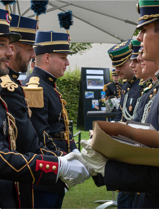 Photographie de Cérémonie de remise de médailles militaires prise par Sylvain Renard photographe corporate